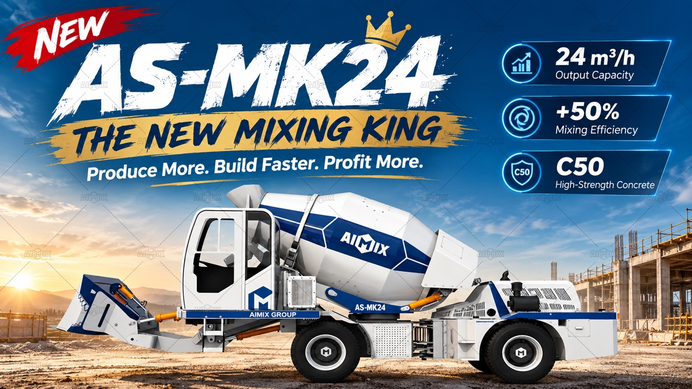 AS-MK24 Newly Designed Self Loading Mixer Truck - AIMIX Group