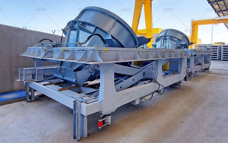 Concrete Distributor in Precast Concrete factory