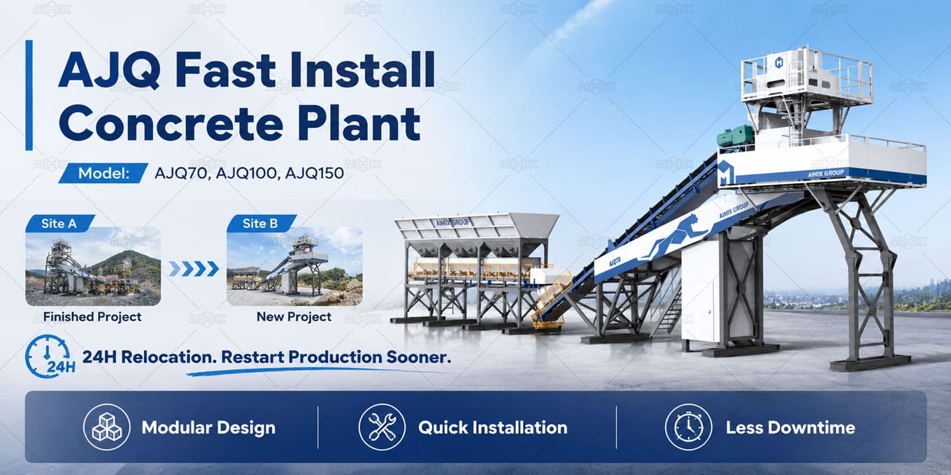 Fast Install Concrete Batching Plant - Move Easier and Quicker