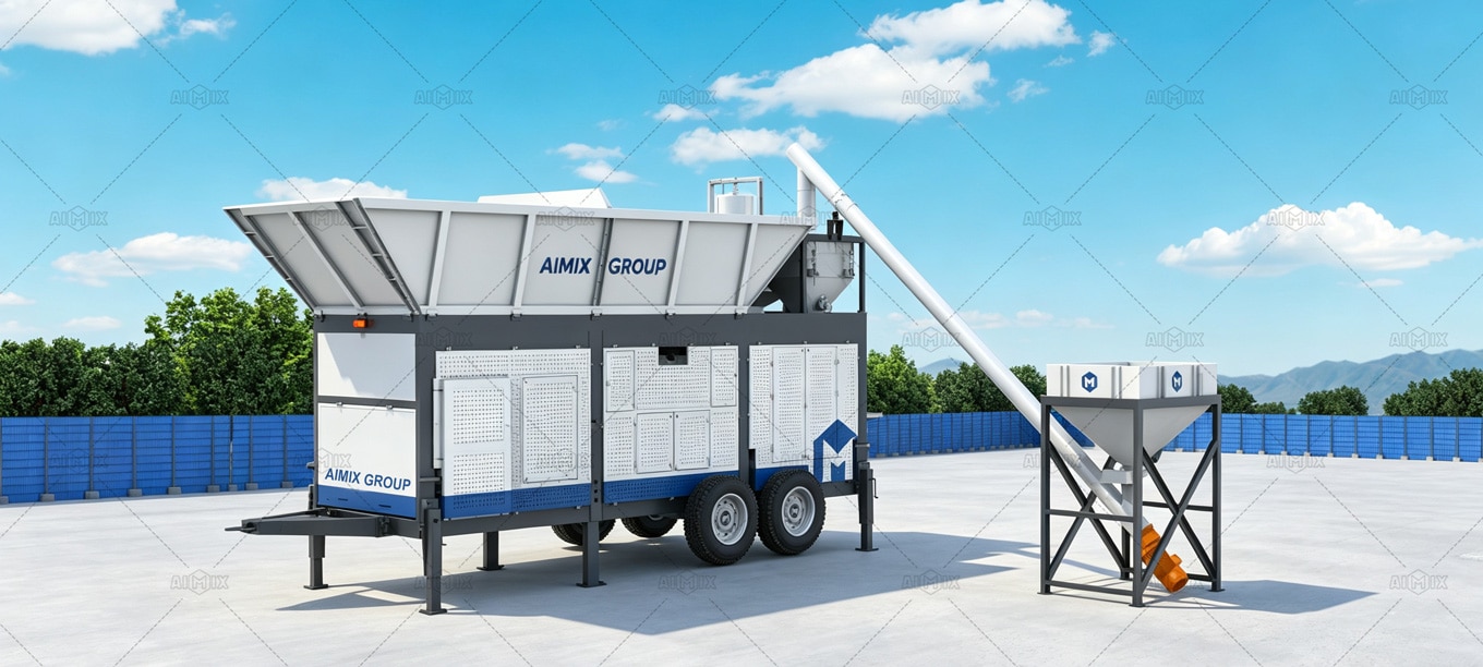 Integrated Concrete Batching, Mixing, Pumping Solution - Pumping Concrete Batching Plant