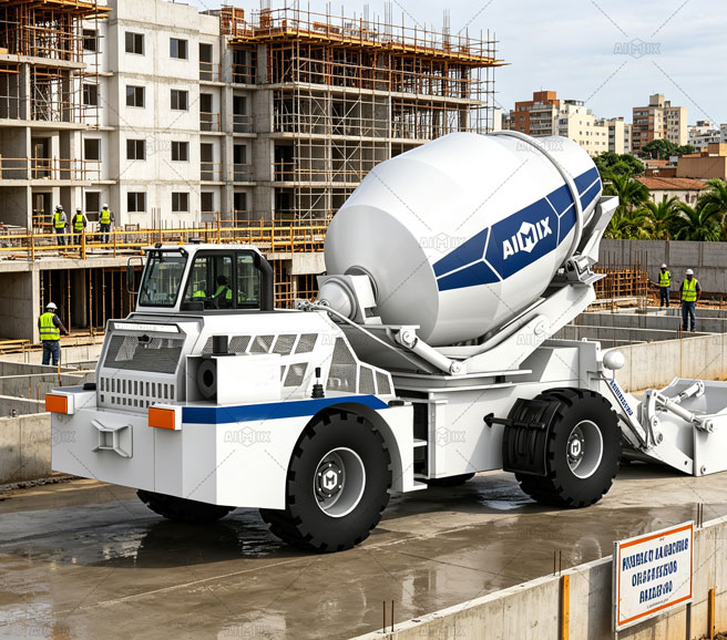Residential Projects using self concrete mixer in Paraguay
