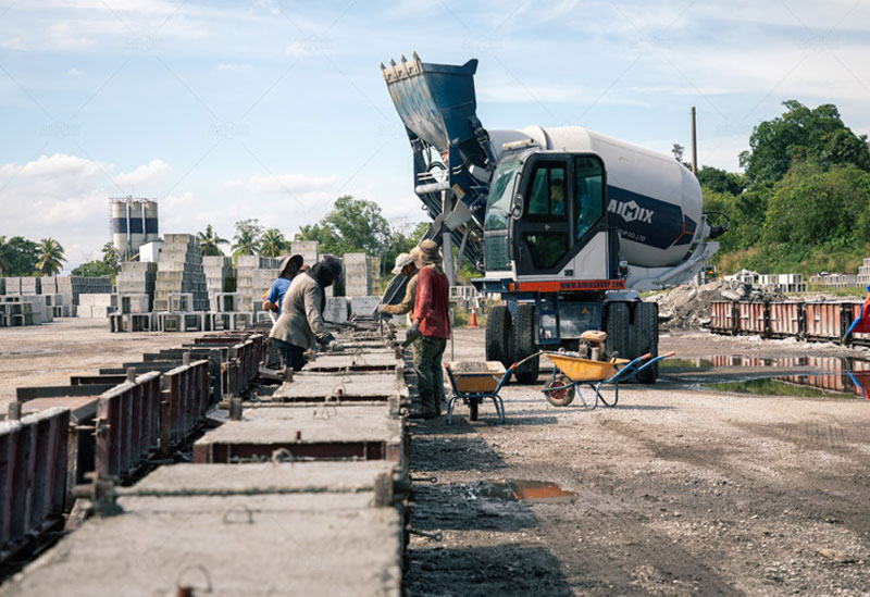 Self Loading Mixer for Small Precast Factory in Malaysia
