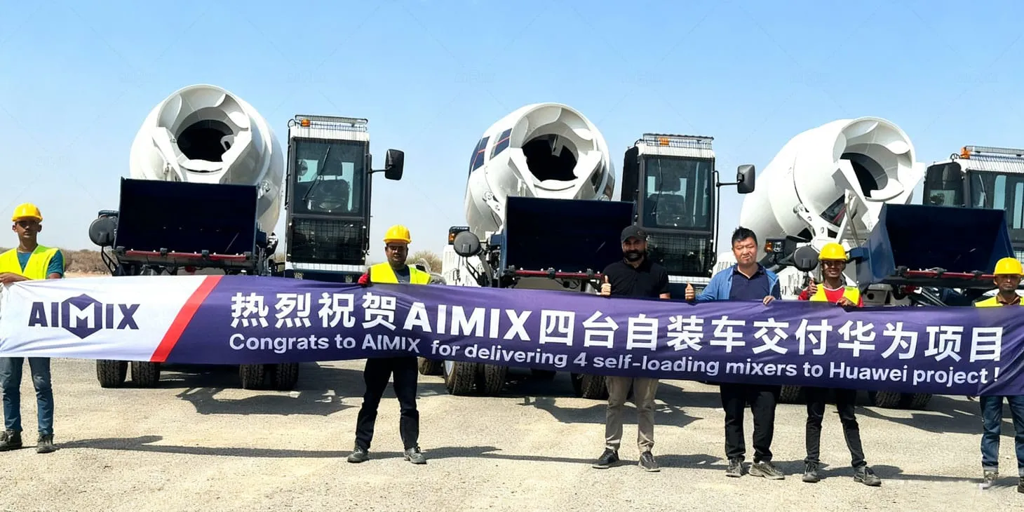 4 Units of Self Loaded Mixers for Huawei Projects in Middle East
