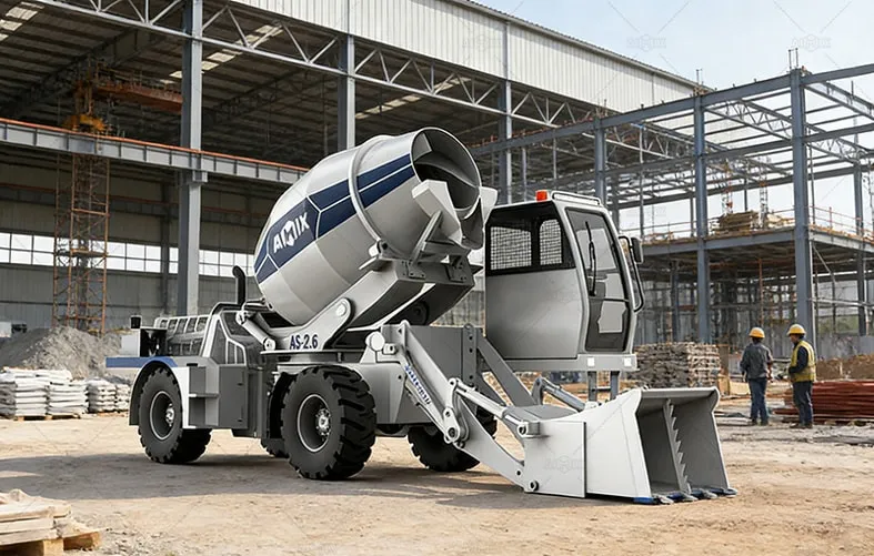 AS-2.6 Self Loading Concrete Mixing Truck