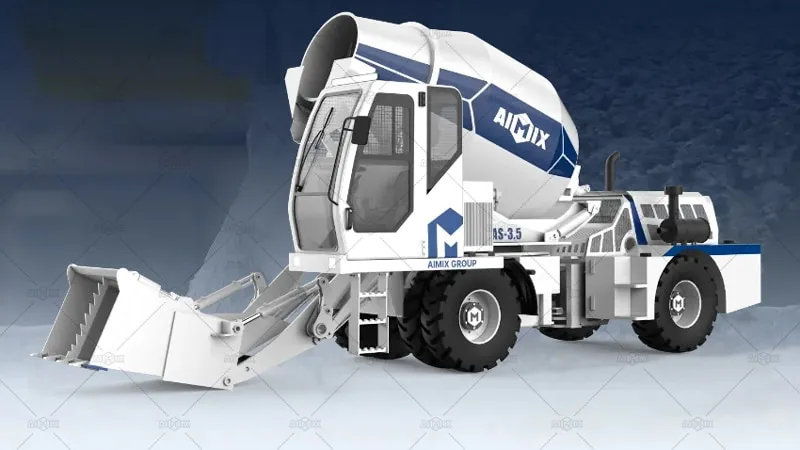 AS-3.5 hottest-selling model of concrete mixer self loading type
