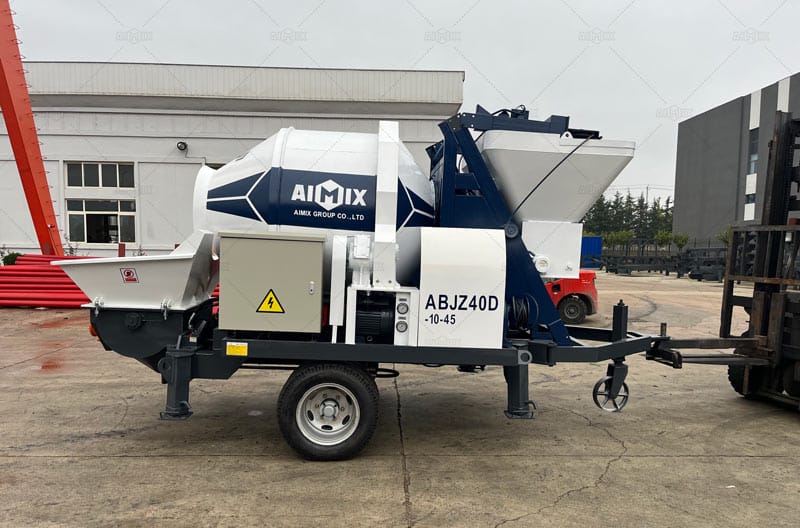 abjz electric type concrete mix pump price