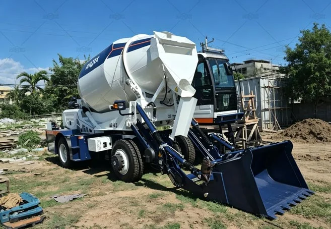 AS-4.5 Self Loading Mixer for Residantal House Construction in Portmore, Jamaica
