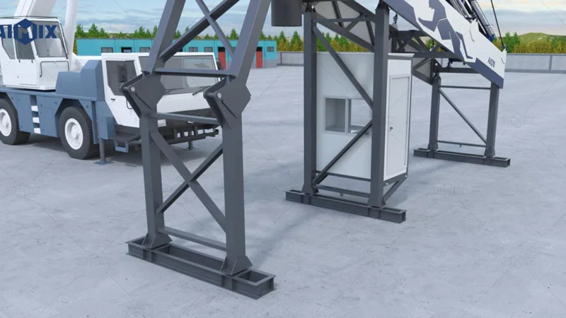 Foundation-free Design of AJQ series Portable Batch Plant