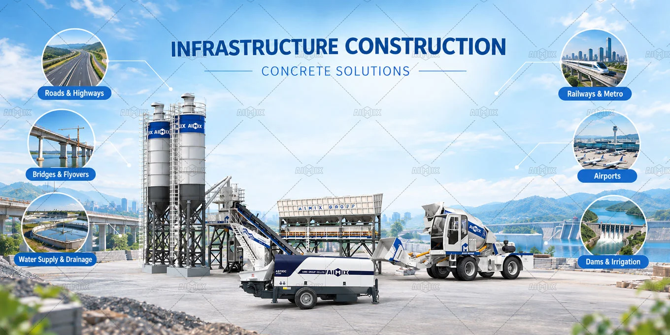 Infrastructure Construction Projects Adopting AIMIX Concrete Solutions