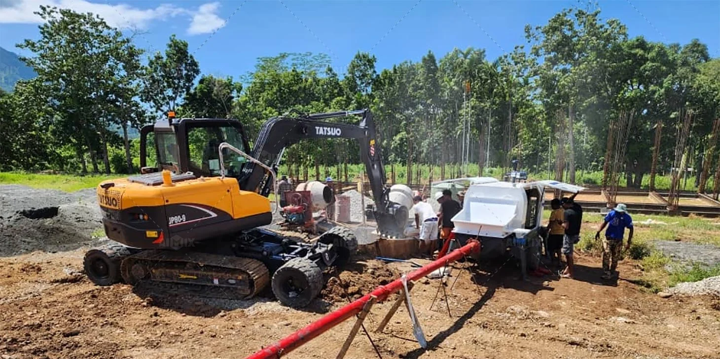 reasons to choosing stationary pump for concrete on-site