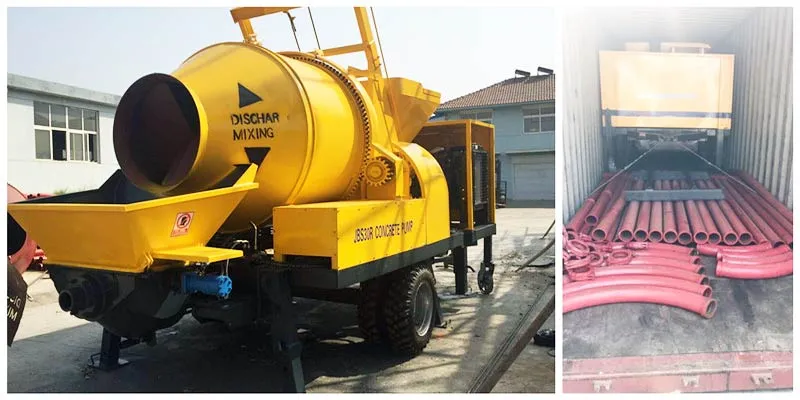 Aimix Concrete Mixer Pump Was Delivered to Singapore
