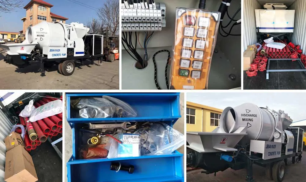 Delivering Concrete Mixer Pump to Ecuador