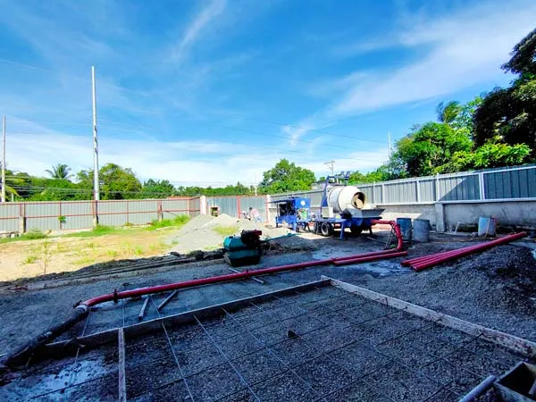 ABJZ40C Diesel Mixer Pump on-site working