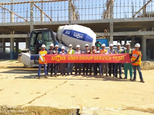 Aimix Self loading mixer Debugging in Myanmar
