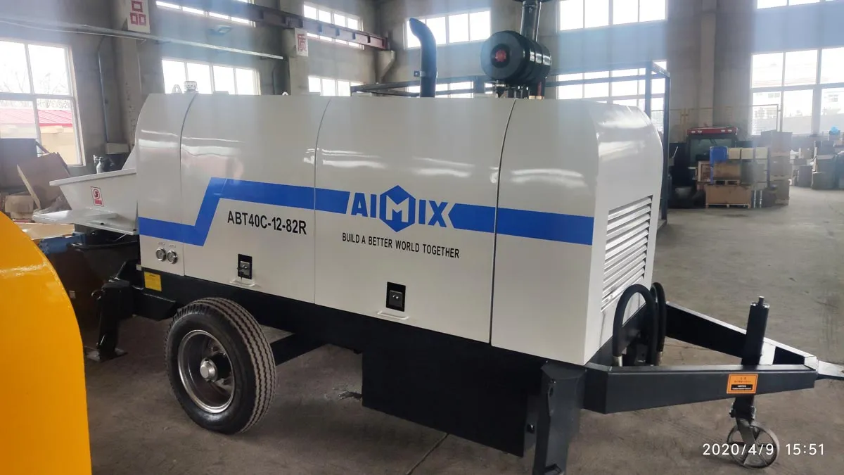 ABT40C Trailer Pump Delivering to Ukraine