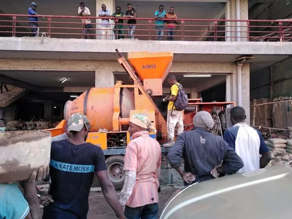 Concrete Mixer Pump in Nigeria, Africa