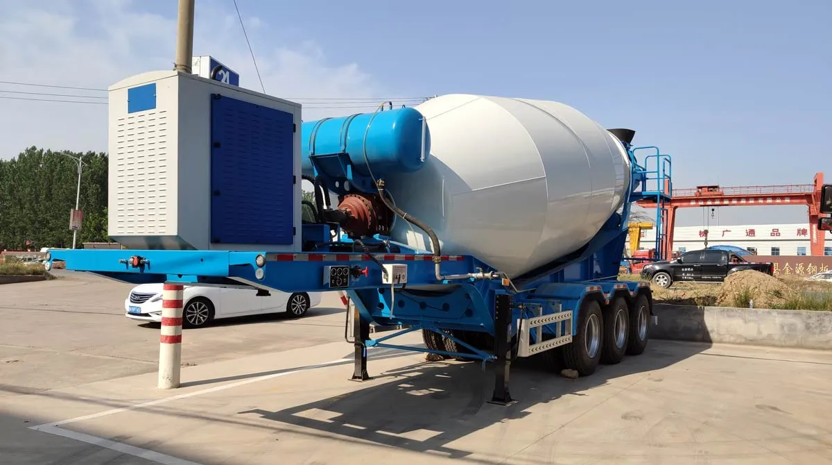 Portable Concrete Mixer Trailer