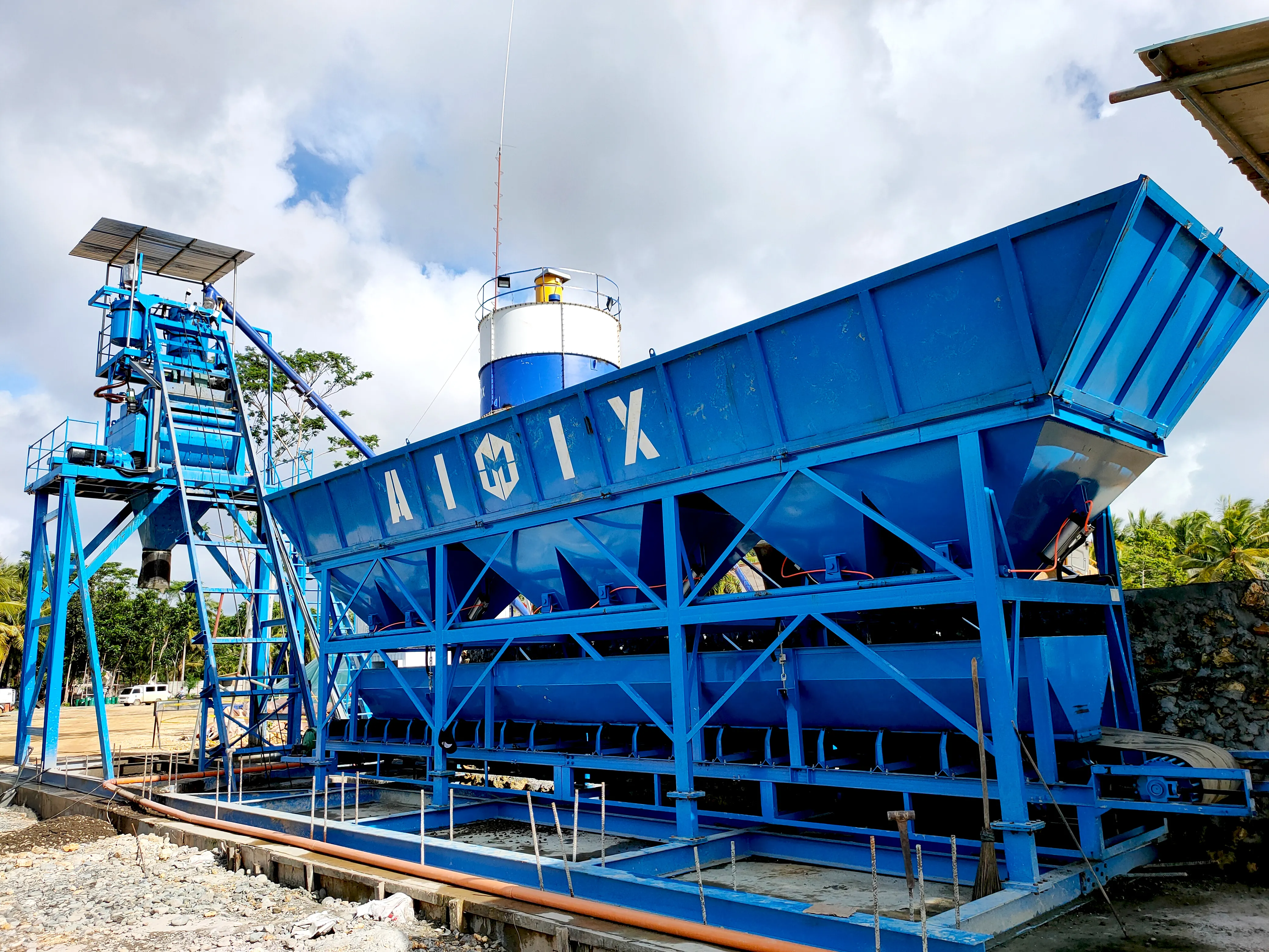 JS1000 for AJ50 Concrete Plant