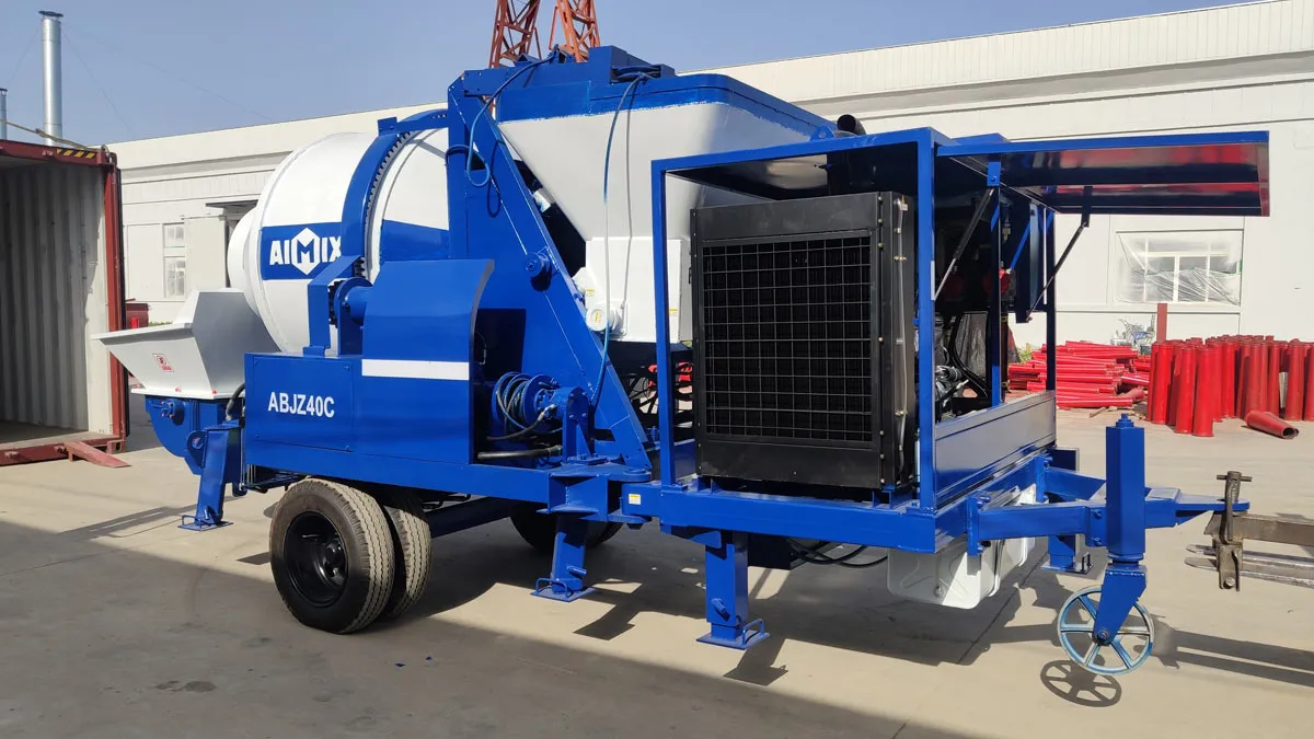 Delivering ABJZ40C Mixer Pump to Indonesia