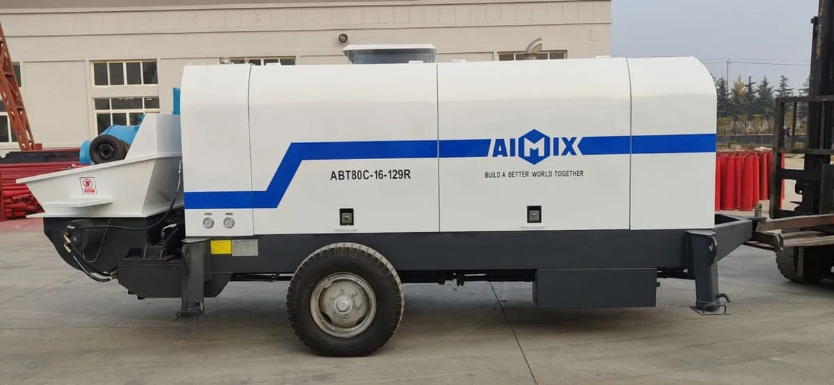Exporting AIMIX ABT80C Diesel Concrete Pump to Russia