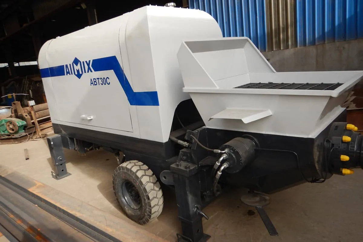 ABT30C Diesel Concrete Pump Was Transported to Indonesia