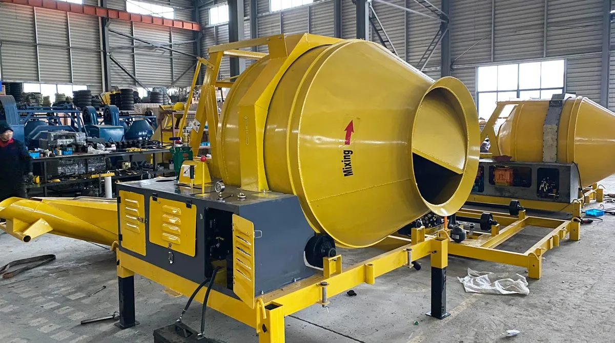 JZR350 Drum Concrete Mixer Was Exported to Papua New Guinea