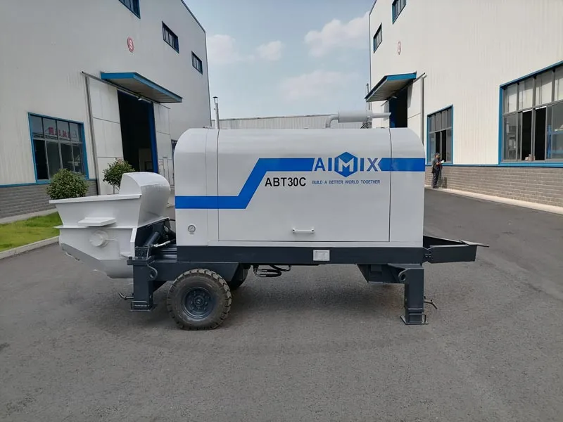 30m3/h Trailer Concrete Pumps for Sale Germany