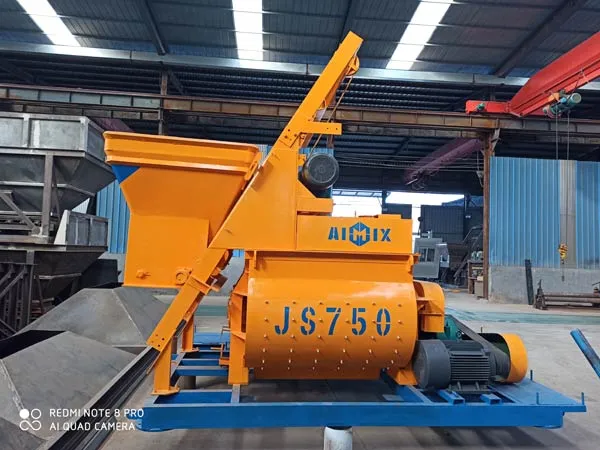 JS750 Twin Shaft Mixer