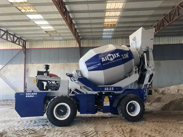 Testing AS-3.5 Self Loading Mixer Truck