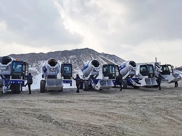 large self loading mixer truck