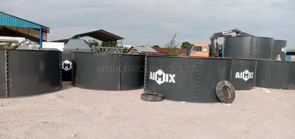 Installation of Aimix AJ120 Concrete Plant in Indonesia