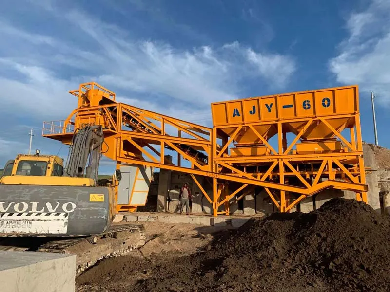 AJY60 Concrete Batching Plant for Sale in Nigeria