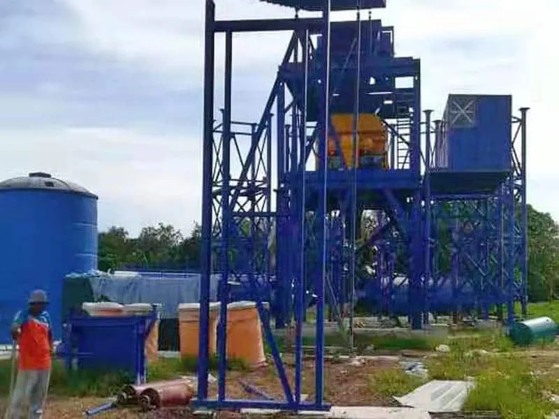 Installation of Aimix AJ180 Concrete Batch Plant in Malaysia