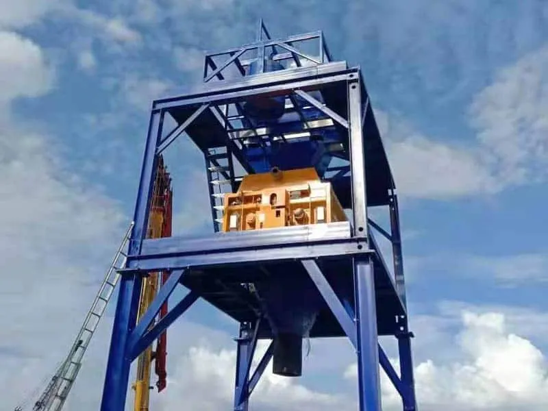 Installing AJ180 Concrete Batch Plant for Sale in Malaysia