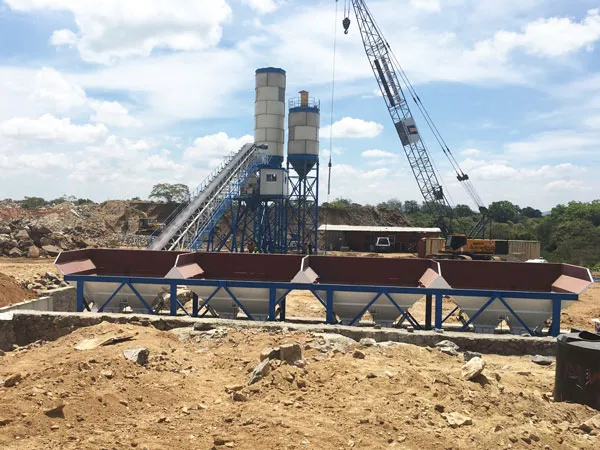 AJ60 Concrete Batch Plant in Nigeria