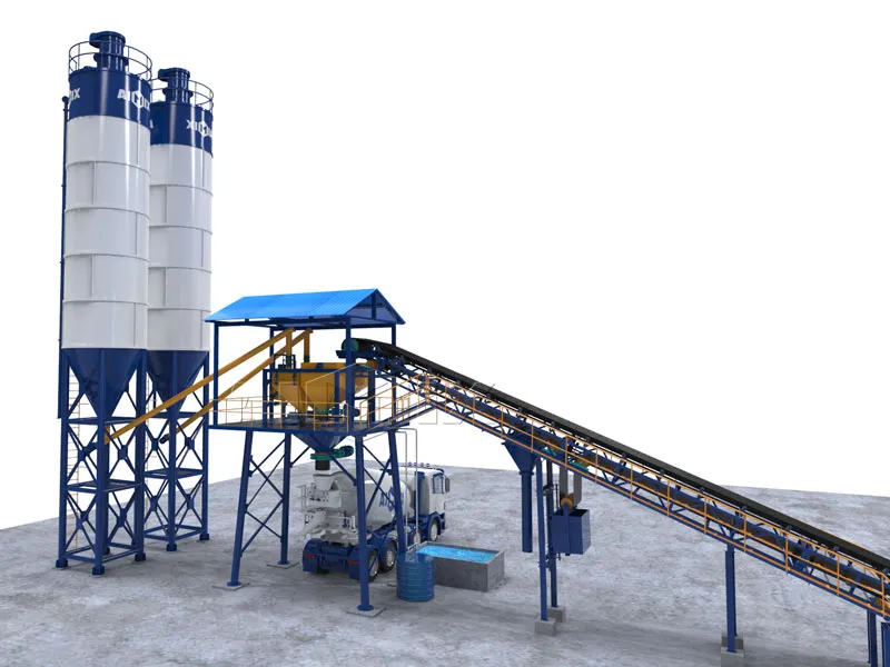 AJG60 dry batching plant in Nigeria
