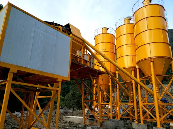 Aimix dry mix concrete plant for Highway Construction