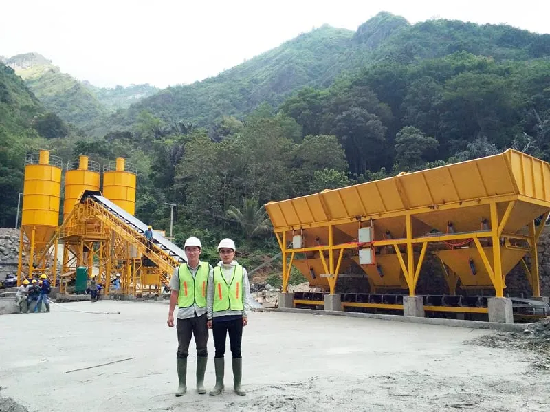 dry mix batching plant for highway construction