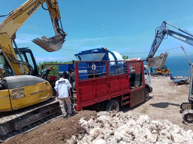 ABJZ40C Diesel Mix Pump Arrived in Indonesia