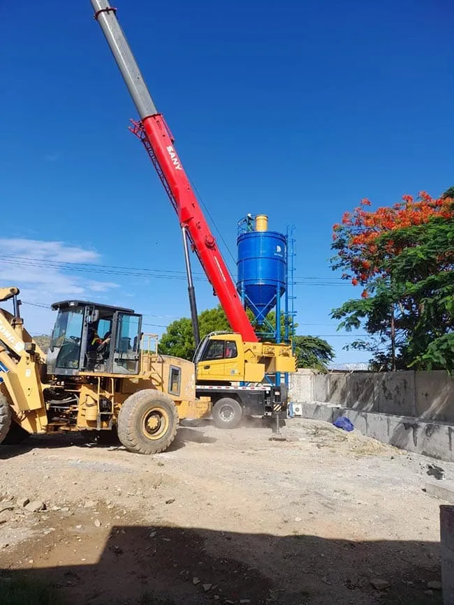 AJ25 Concrete Batching Plant Installation in Timor-Leste