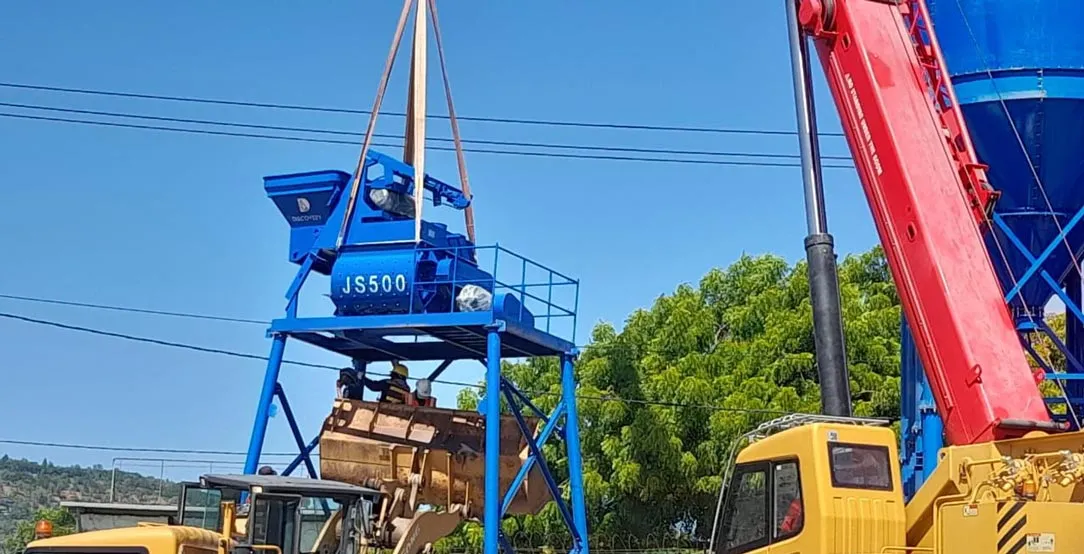 Installing AJ25 Small Batching Plant in Timor-Leste