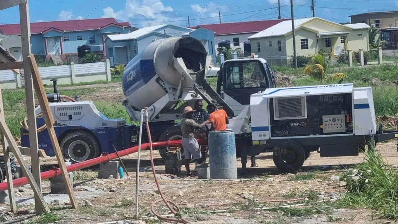 Self Loading Mixer with Pump for House Construction