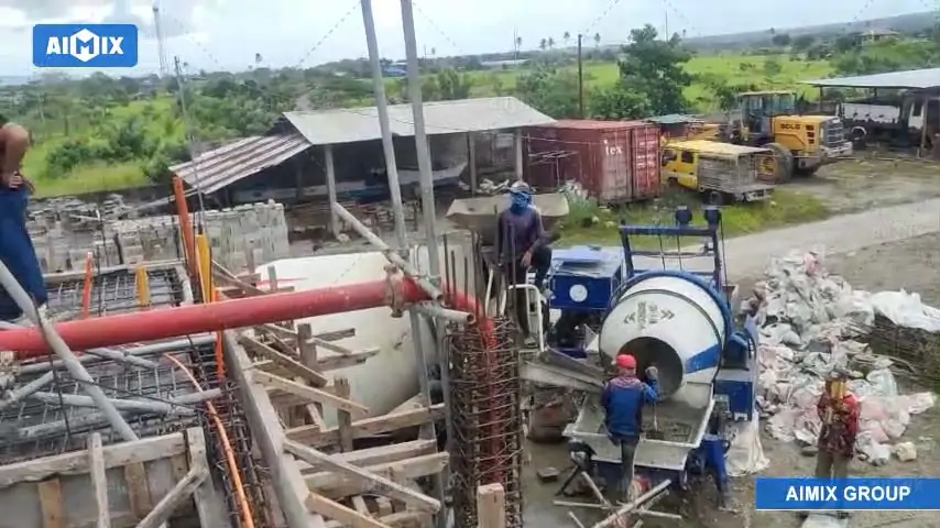 AIMIX ABJZ40C Diesel Mix Pump for Building Construction