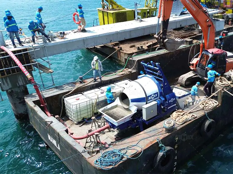 Mixing Pump Was Used for Seaside Trestle Project