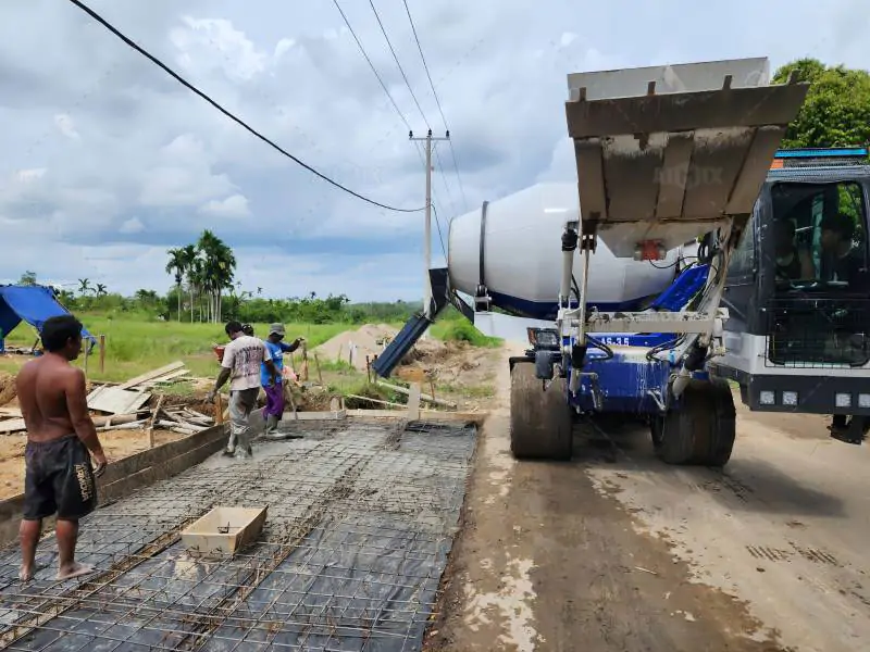 AS-3.5 self concrete mixer Used for Road Work