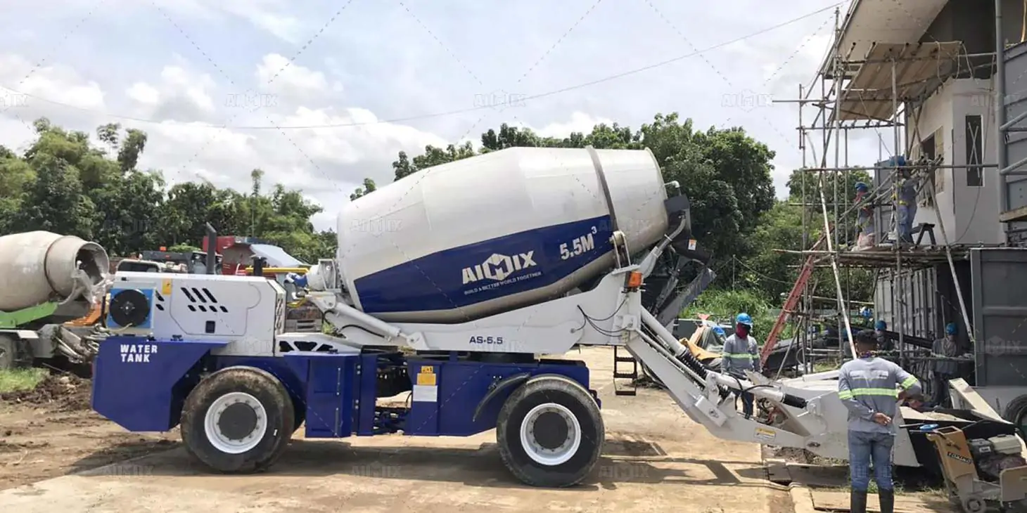 AS-5.5 self loader mixer for building construction