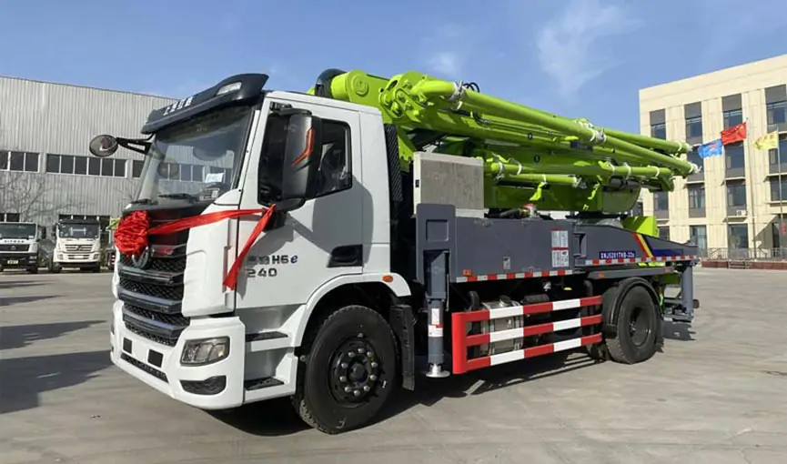 ABY-33 truck mounted placing boom pump for sale in Dubai
