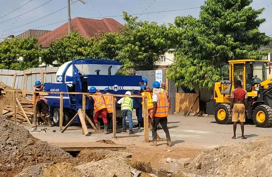 ABJZ40C for Foundation work on the house construction in Kenya