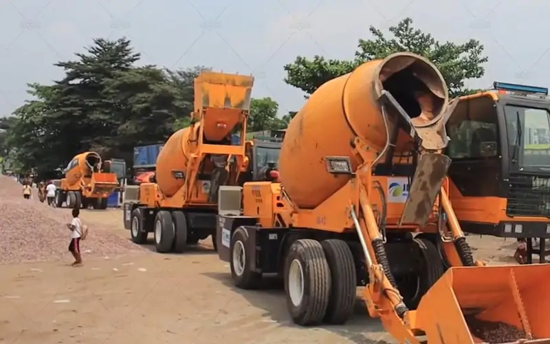 3 units of Self Loading mixer Arrived to DR Congo