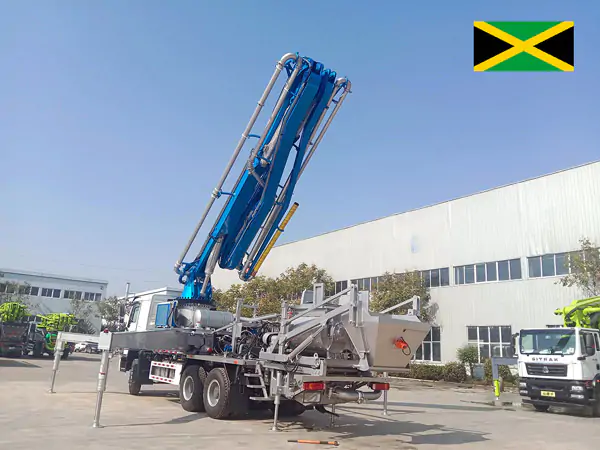 ABY-33 Boom Pump Used for Building Construction in Jamaica